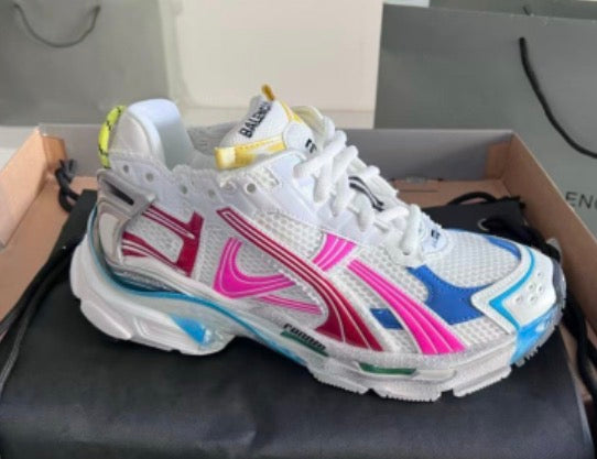 BaIenciaga Runner - Rose/White/Blue