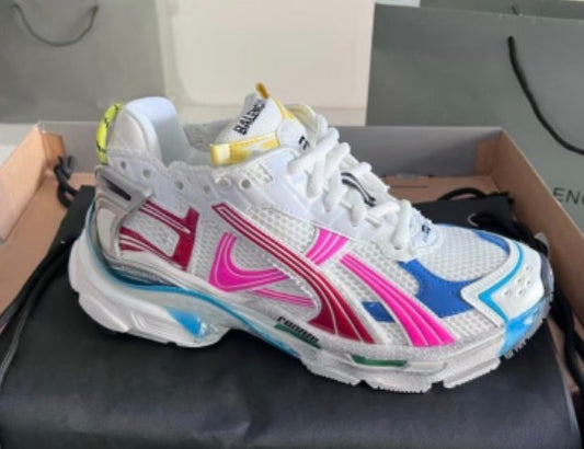 BaIenciaga Runner - Rose/White/Blue